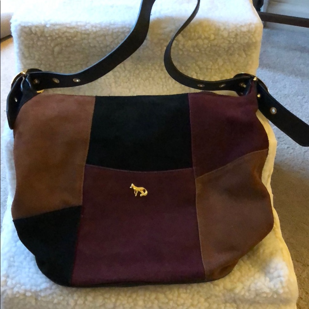 🦋🦋Emma Fox multi color suede bag. NWOT🦋🦋